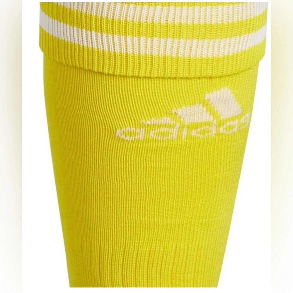 Adidas Men's Bright Yellow Athletic Socks
